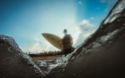 Surfing Swami Foundation boys at Covelong Point Surf Festival, Chennai, Tamil Nadu