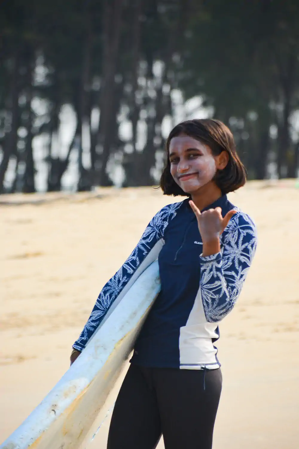 Aadya Singh, young surfer supported through the foundation athlete development pathway