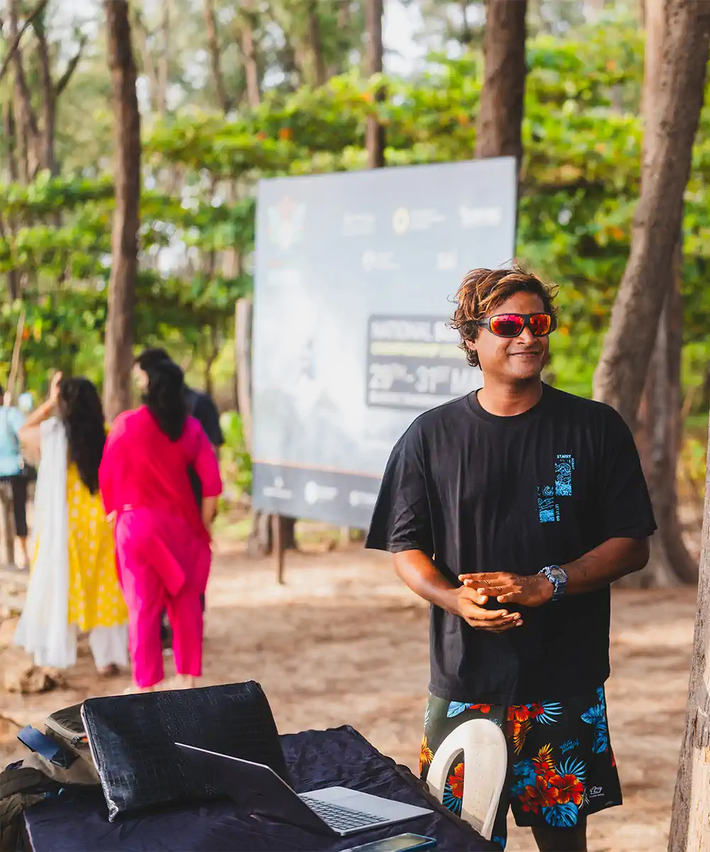 Aditya Narayanan, CSR Head and foundation member at Surfing Swami Foundation
