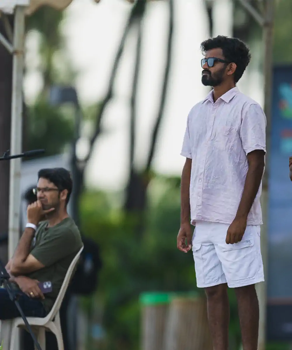Druva, Head of Athlete Development Program at Surfing Swami Foundation