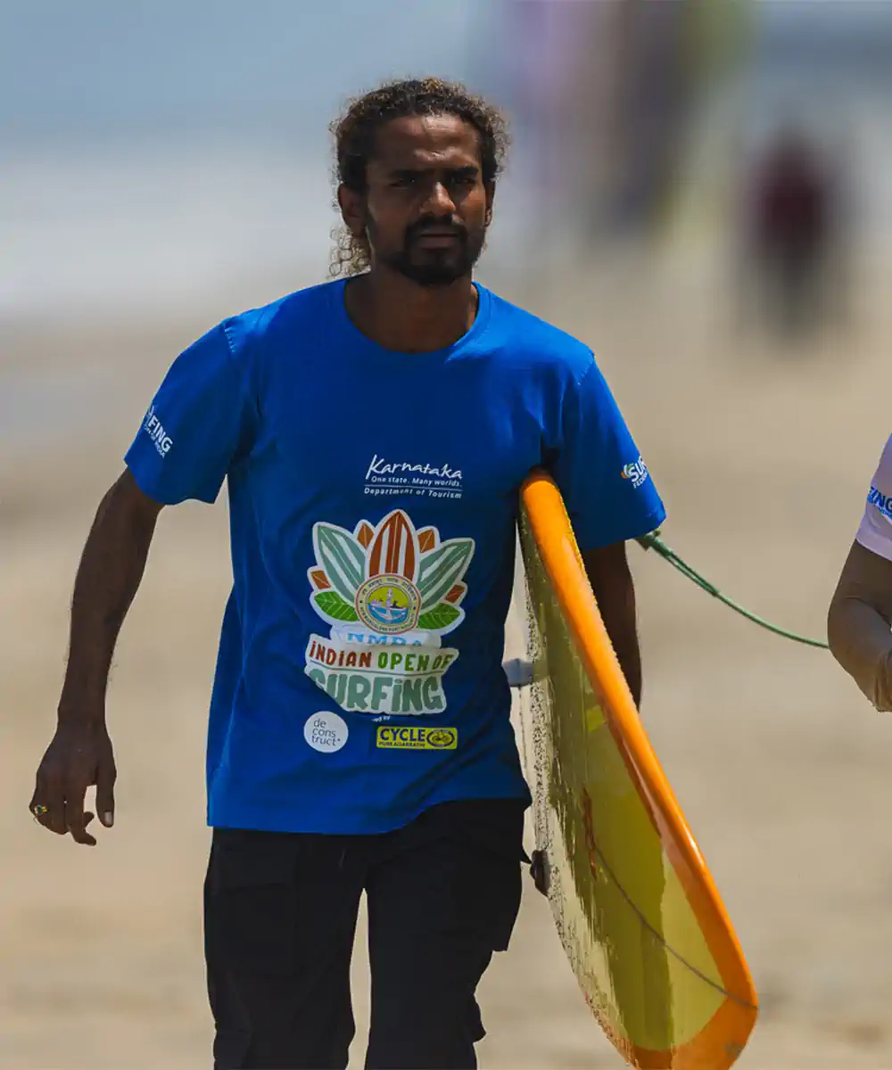 Gokul, Junior Surfing Coach at Surfing Swami Foundation