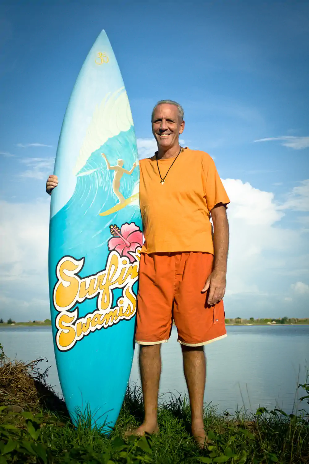 Surfing Swami, founder and inspiration behind Surfing Swami Foundation
