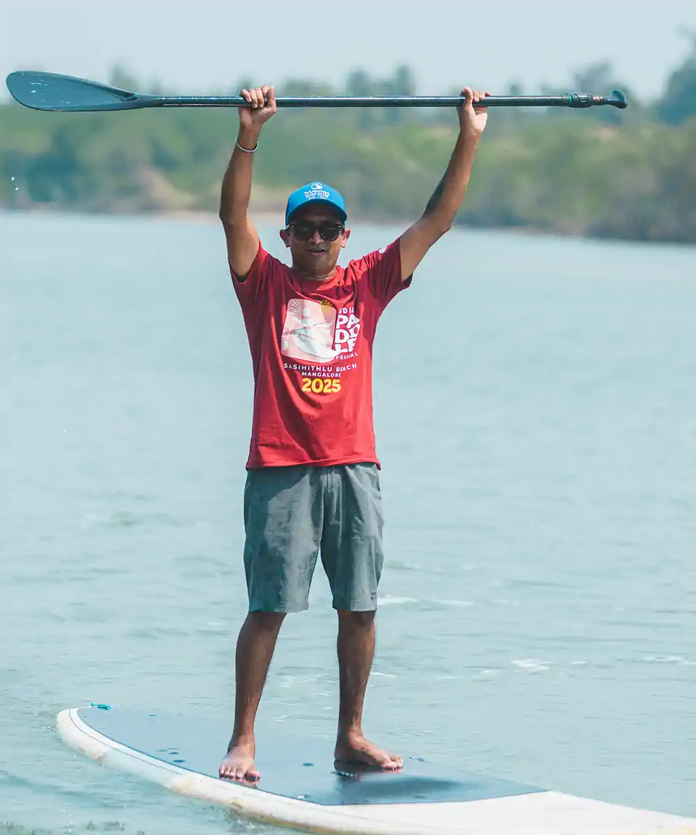 Kiran Kumar, Director of Surfing Swami Foundation