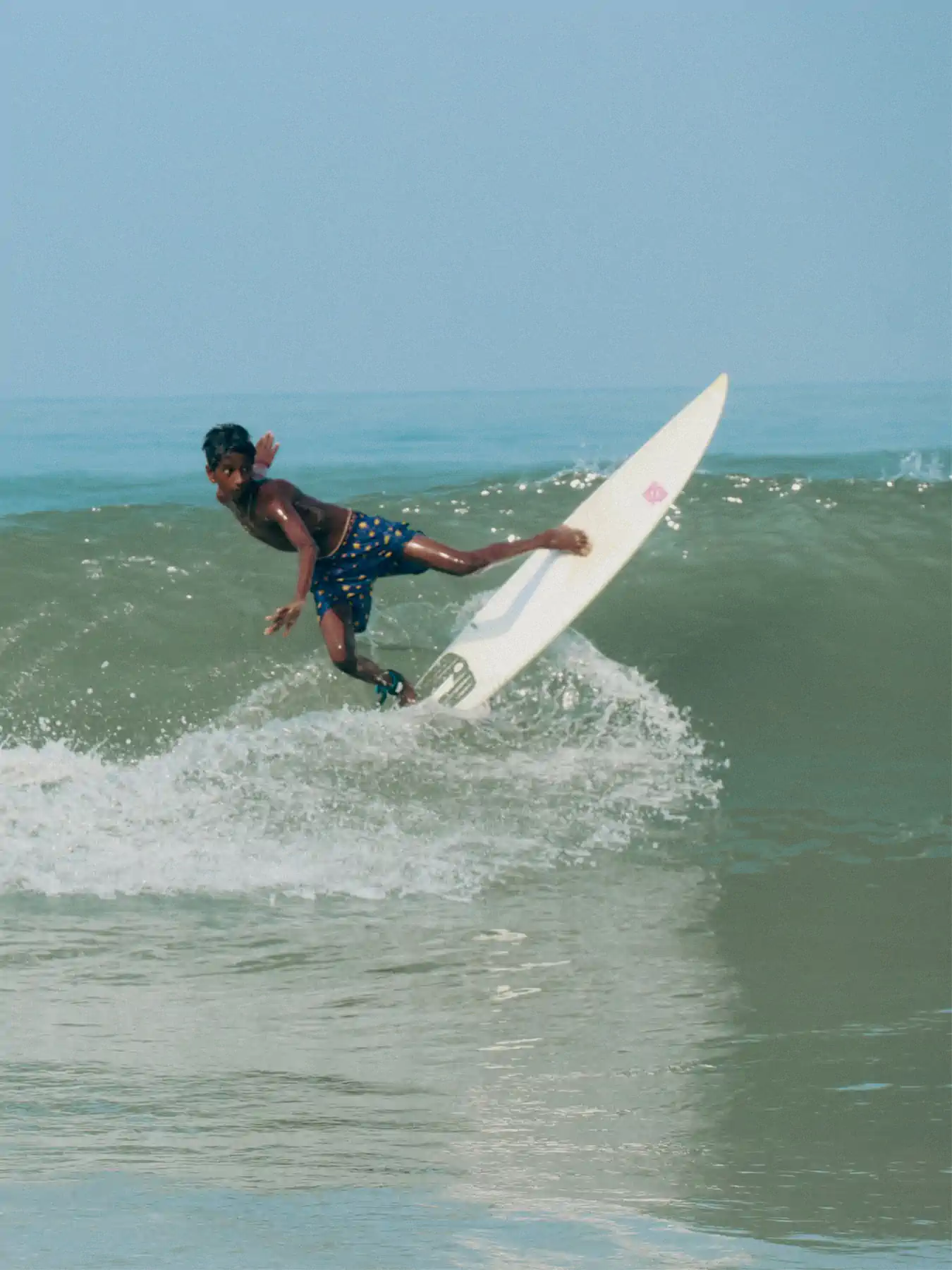 Paddler training on open water